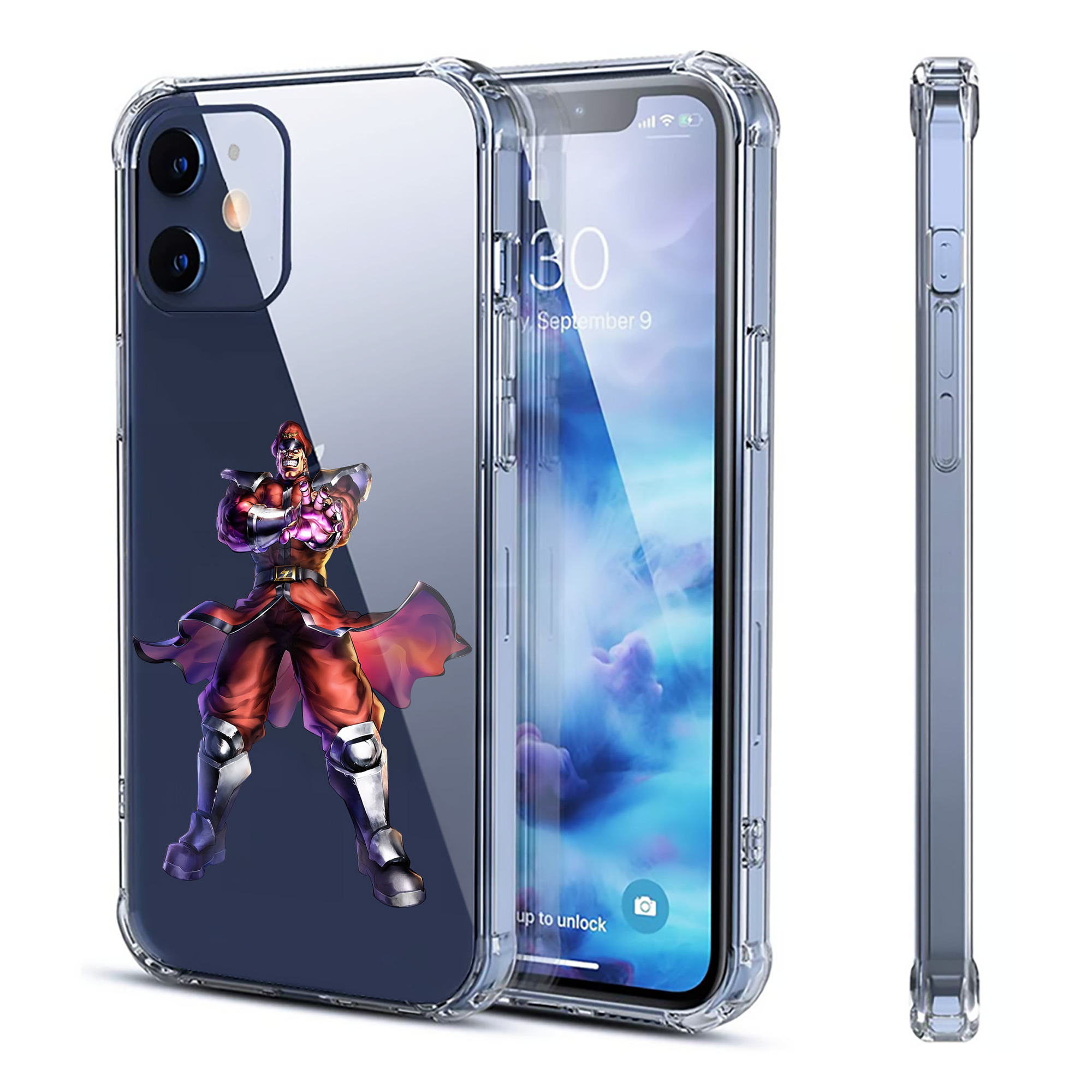 （画像用） 北斗の拳 Fist of the North Star 【iPhone 12シリーズ対応】透明スマホケース（クリアソフトケース）
